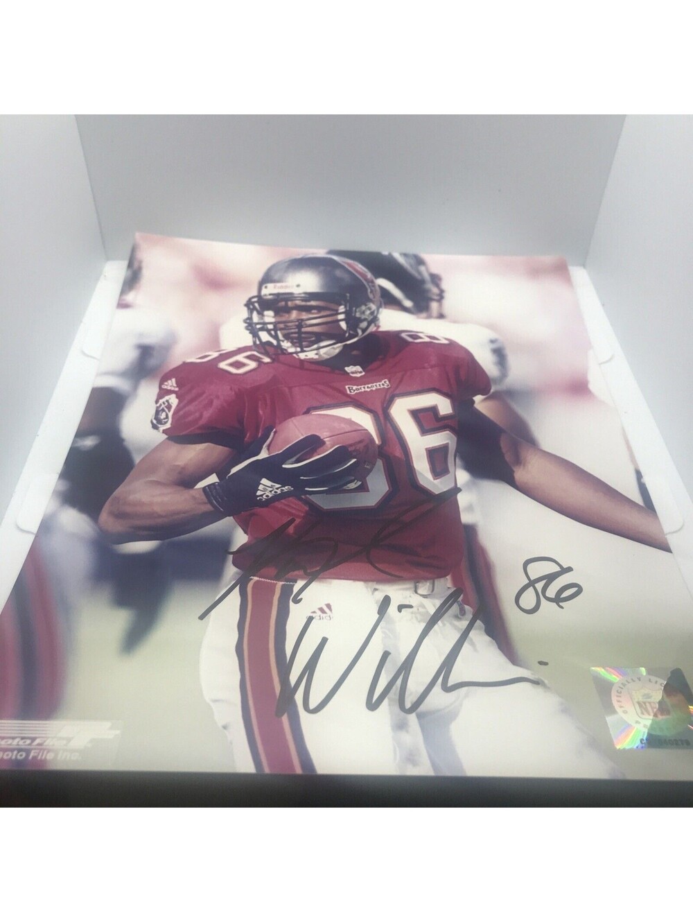 Karl Williams Signed 8x10 Licensed NFL Photo Tampa Bay Buccaneers Bucs COA